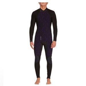 Billabong Black and Purple SURF WEAT SUIT - Size XL